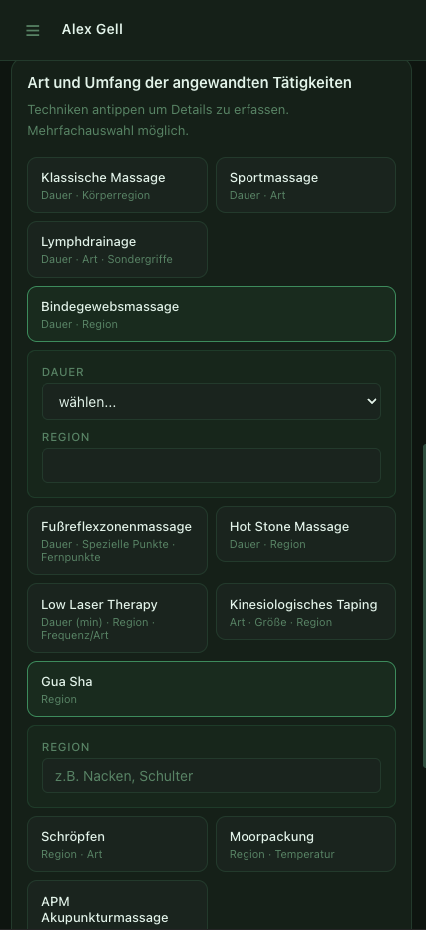 Verläufe Handy