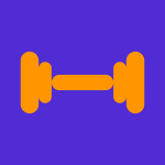 myFitness Tracker Web-Symbol im GellClan-Stil